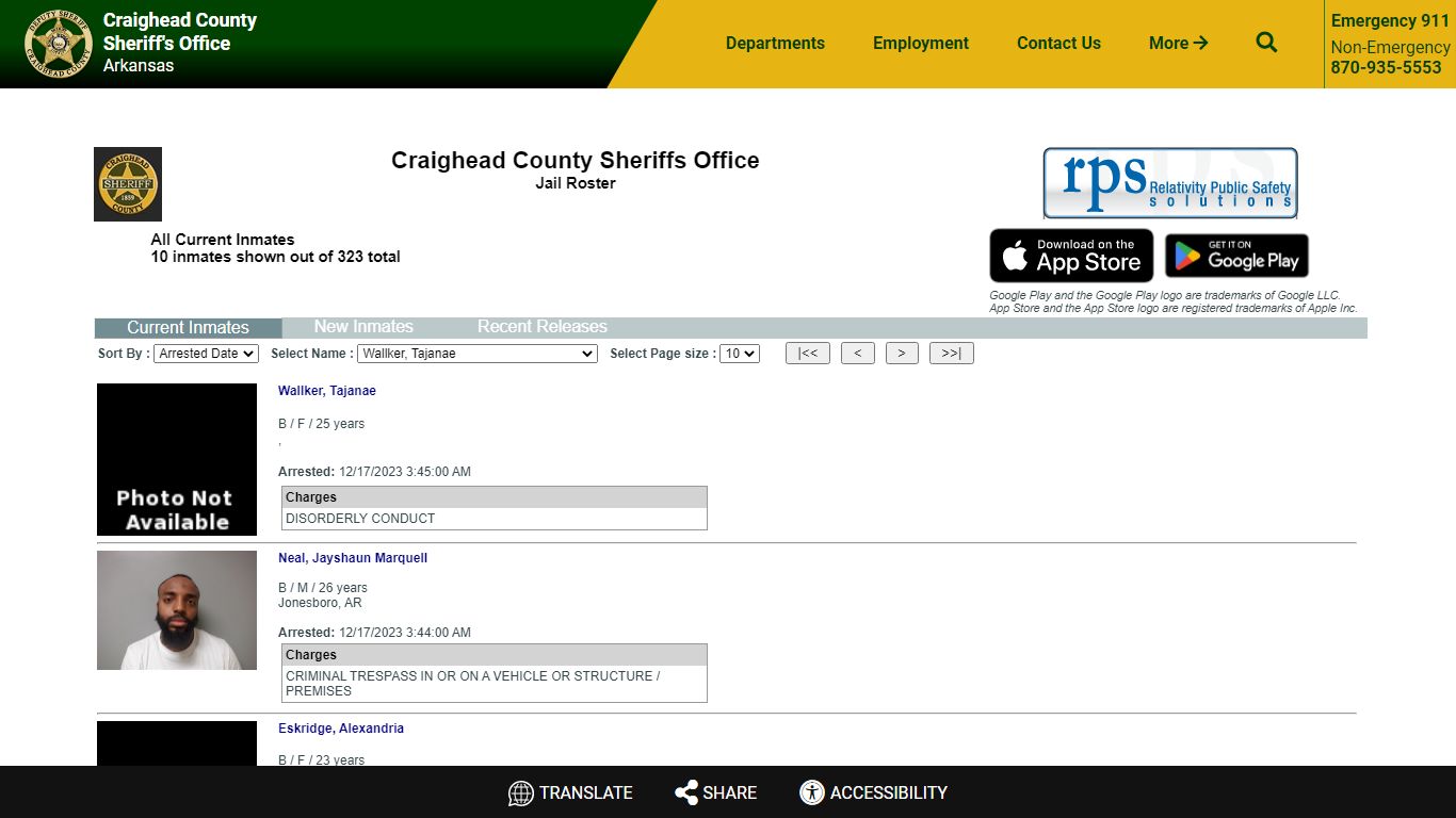 Craighead County Arkansas Sheriff's Office | Jonesboro - Lake City